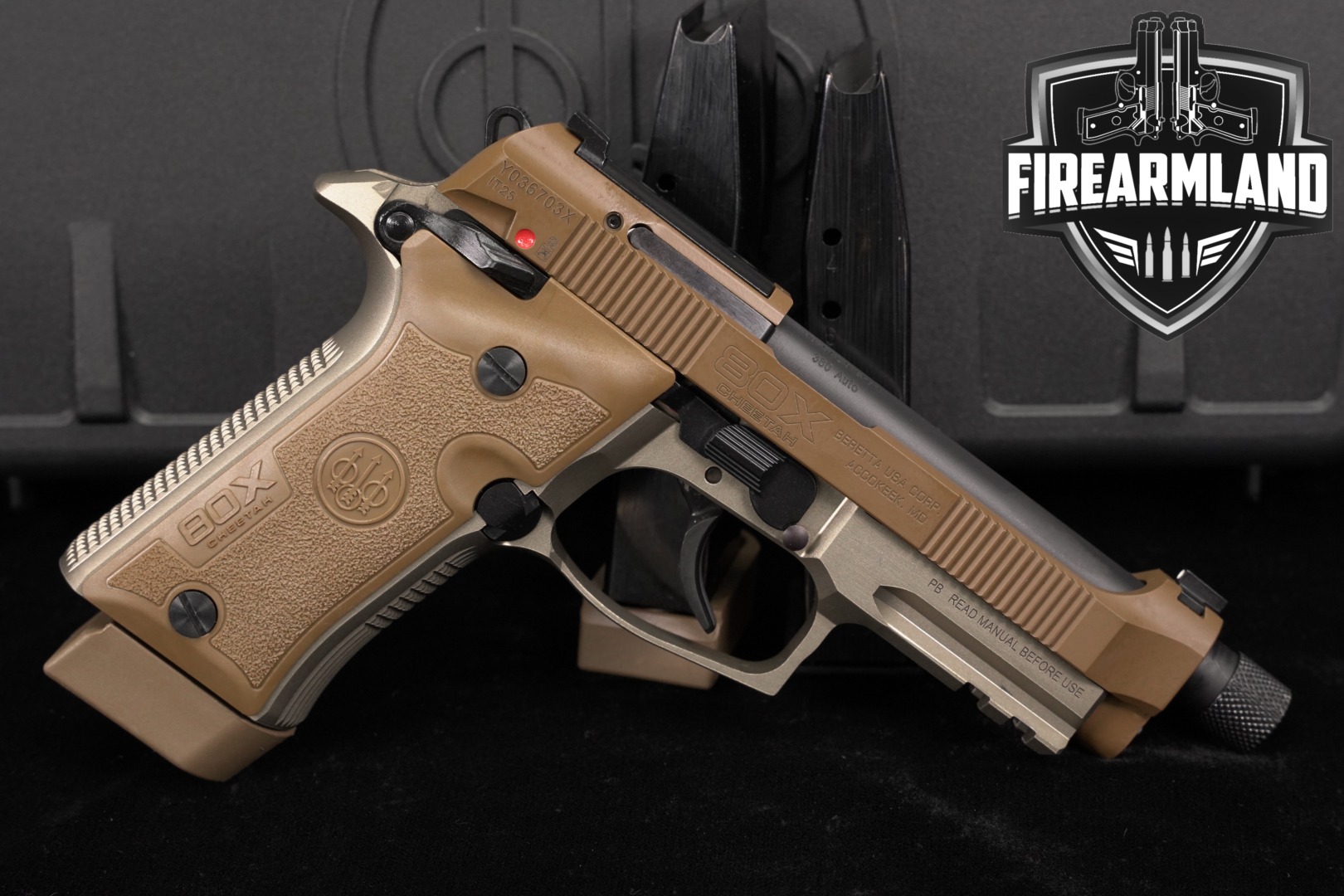 Beretta 80X Cheetah Tactical .380 ACP FDE in Excellent Condition Thumbnail