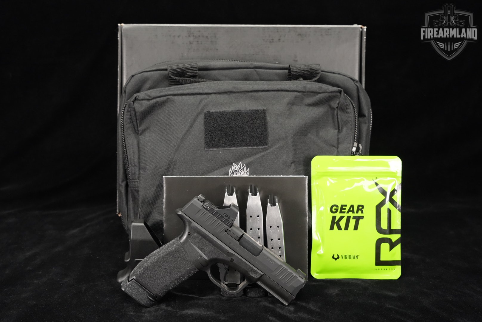 Springfield Armory Hellcat Pro OSP 9mm +3 MAGS, ORIG BOX, VIRIDIAN OPTICS-img-2