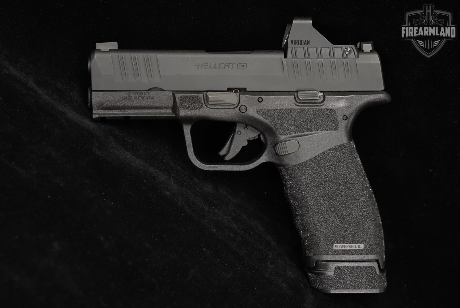 Springfield Armory Hellcat Pro OSP 9mm +3 MAGS, ORIG BOX, VIRIDIAN OPTICS-img-3