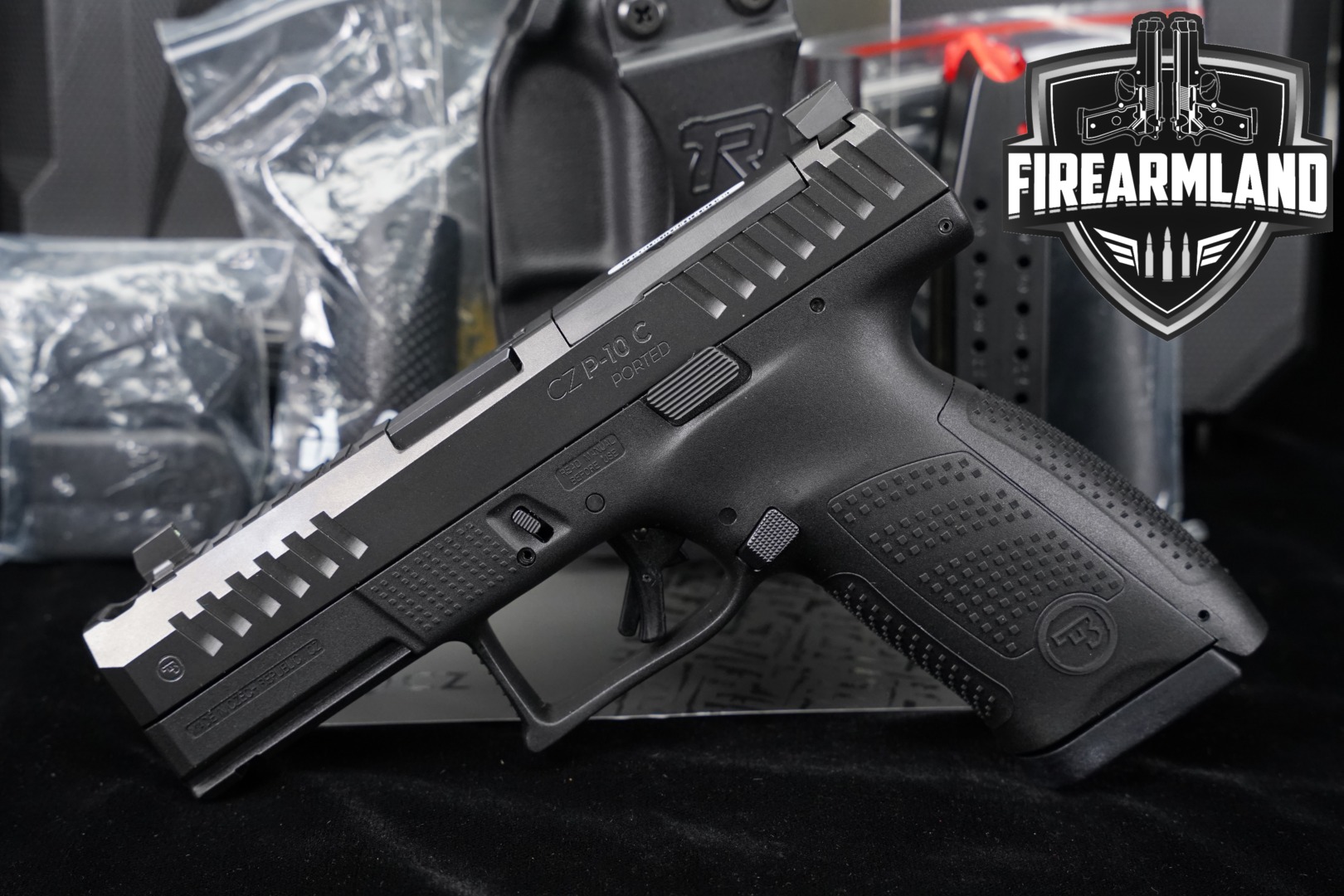 2025 CZ P-10 C OR Ported 9mm Luger Black in Excellent Condition Thumbnail