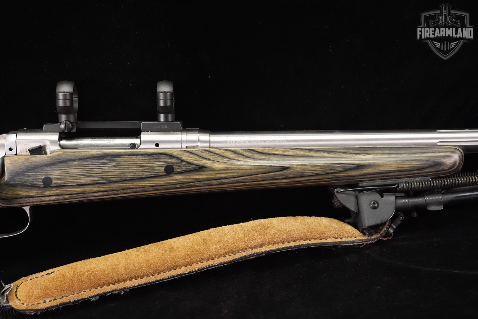 Savage Arms Model 12 BVSS 22-250 Rem 26" Gray/Green Laminate M12 +BIPOD-img-5