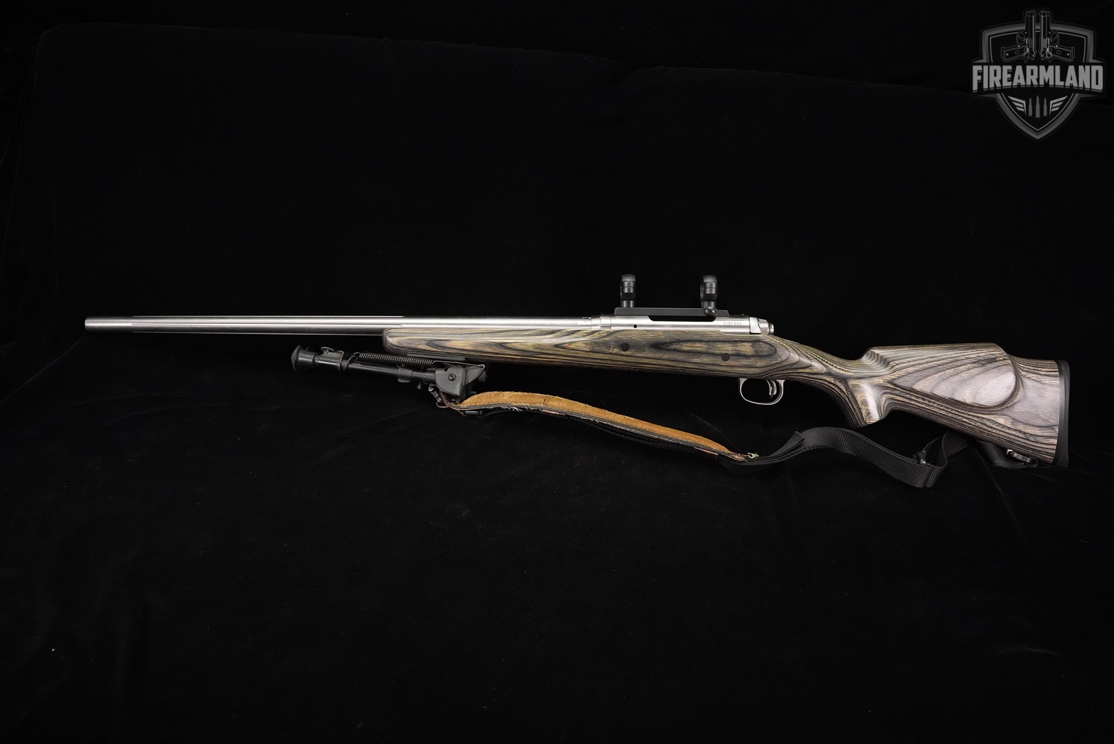 Savage Arms Model 12 BVSS 22-250 Rem 26" Gray/Green Laminate M12 +BIPOD-img-7
