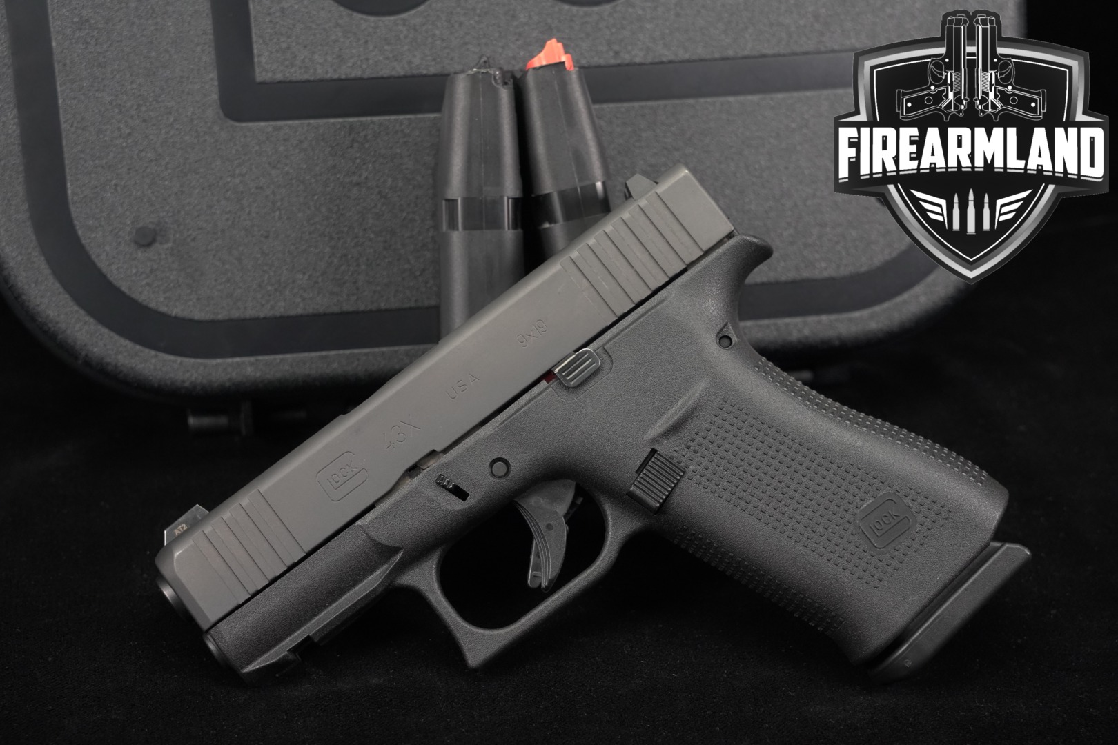 Glock G43X 9mm Luger Black in Very Good Condition Thumbnail