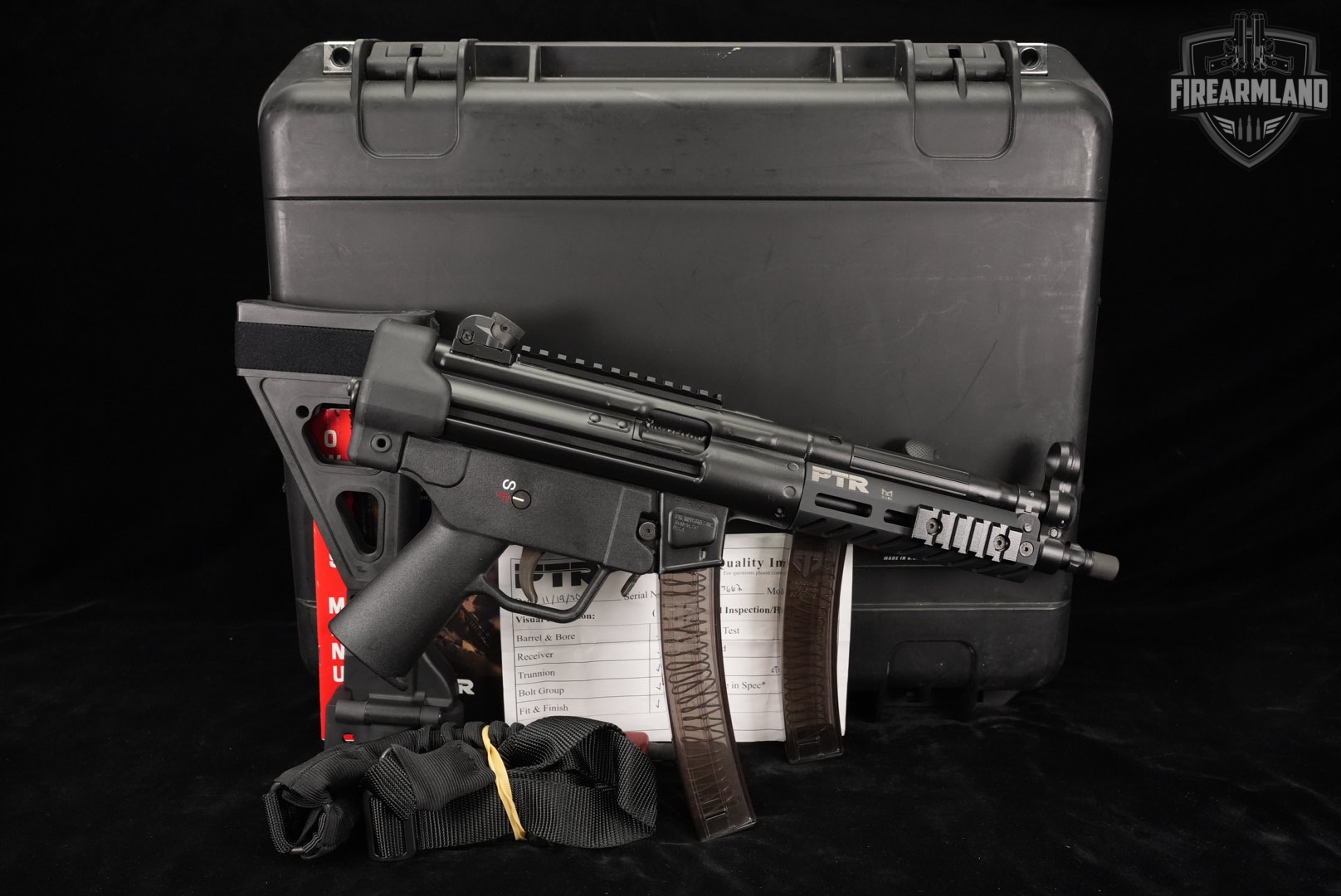 PTR Industries 9CT 9mm 9-CT PTR9 MP5 Roller-Delayed THREADED +2 MAGS, CASE-img-2