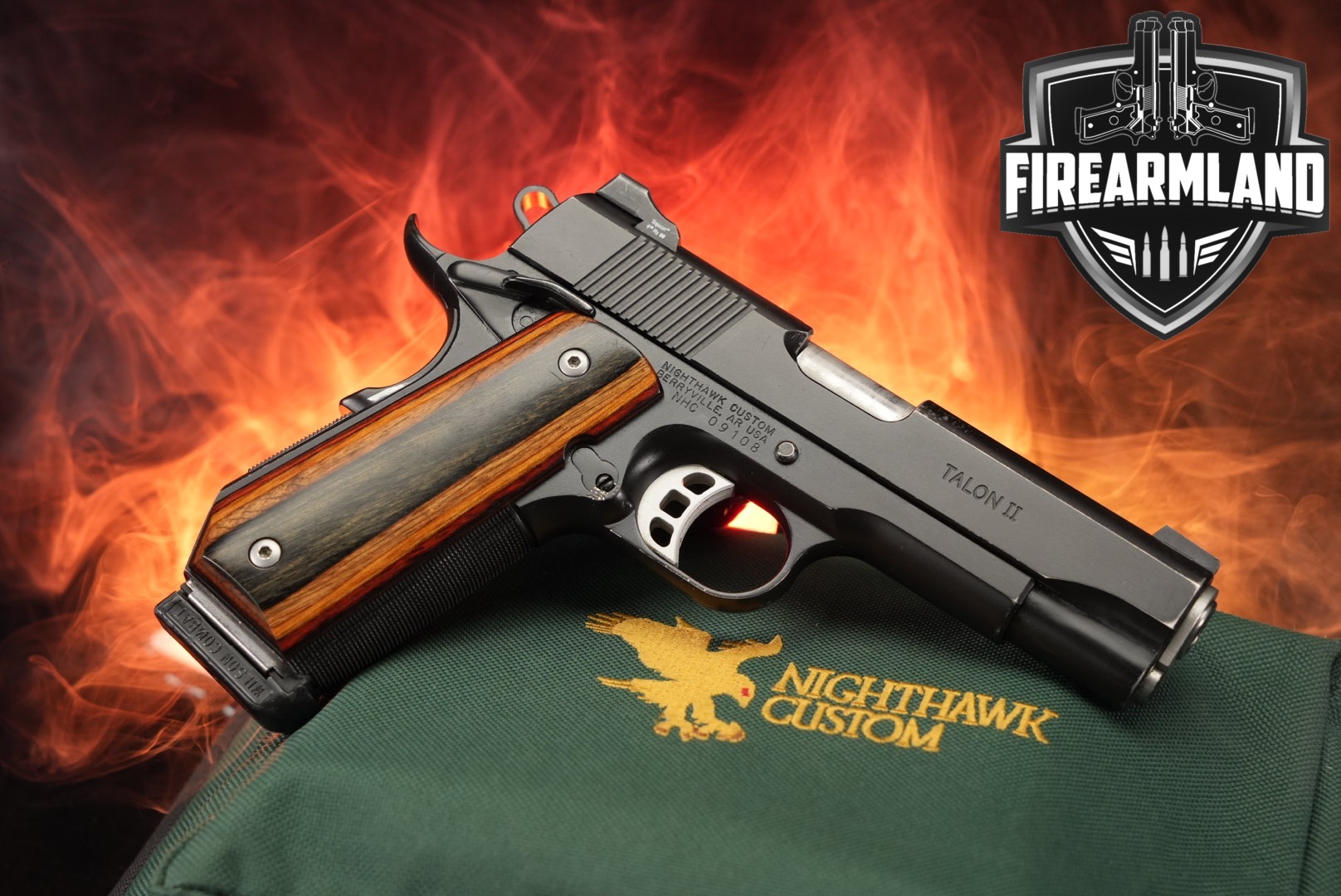 Nighthawk Custom Talon II .45 ACP Black in Good Condition Thumbnail