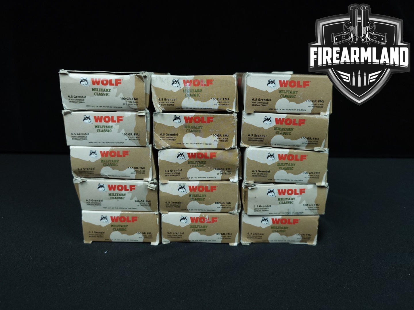 Wolf 6.5 Grendel Ammo 6.5 Grendel in New - Old Stock Condition Thumbnail