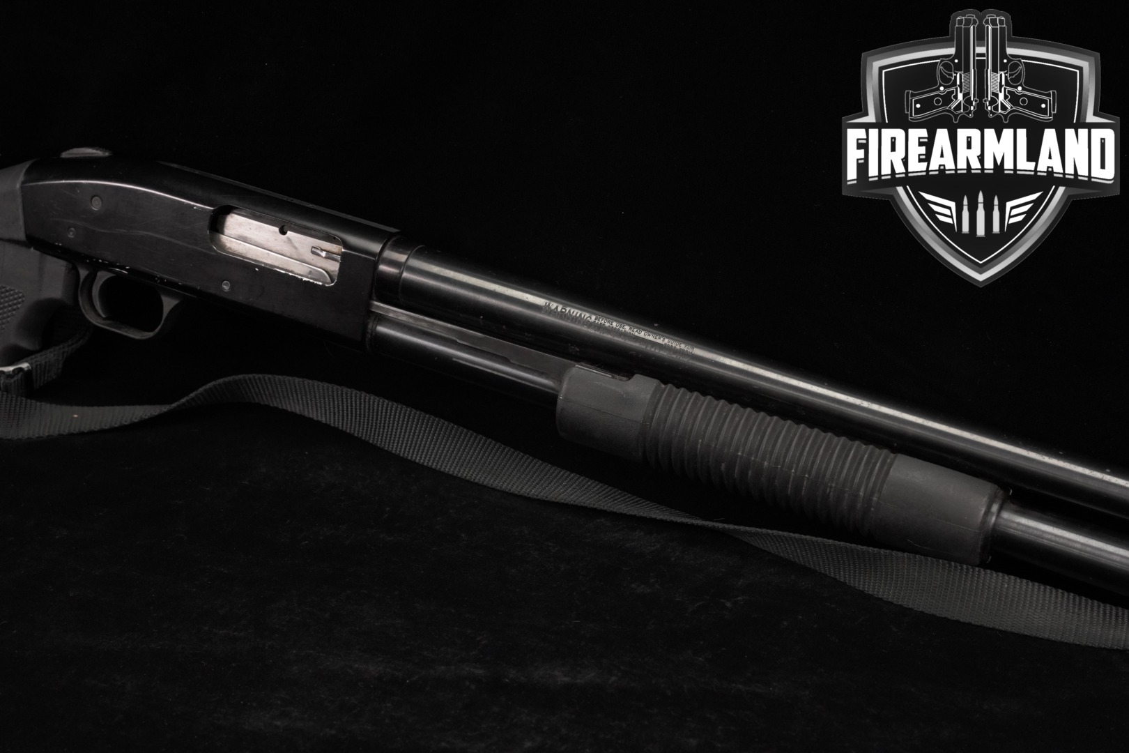 Mossberg 500A 12-Gauge 20" Blued & Synthetic 500 A-img-0