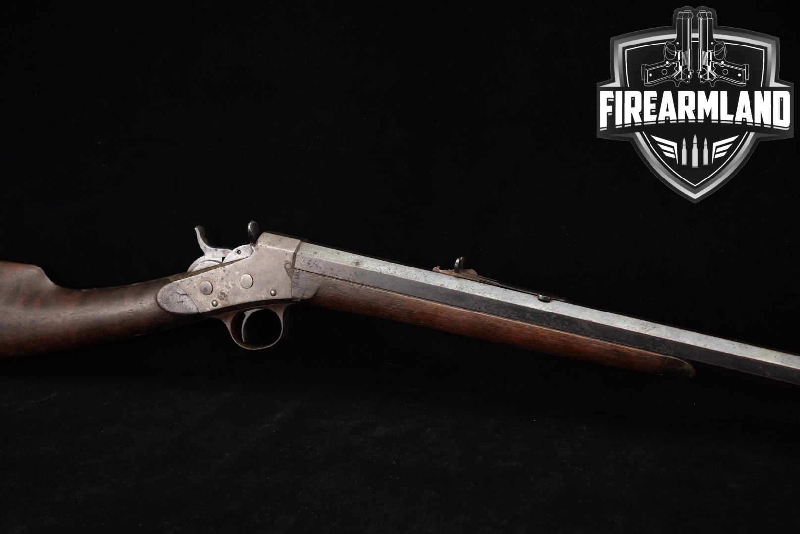 Remington No. 4 Rolling Block Solid Frame .32 Short Rimfire Blued & Walnut in Fair Condition Thumbnail