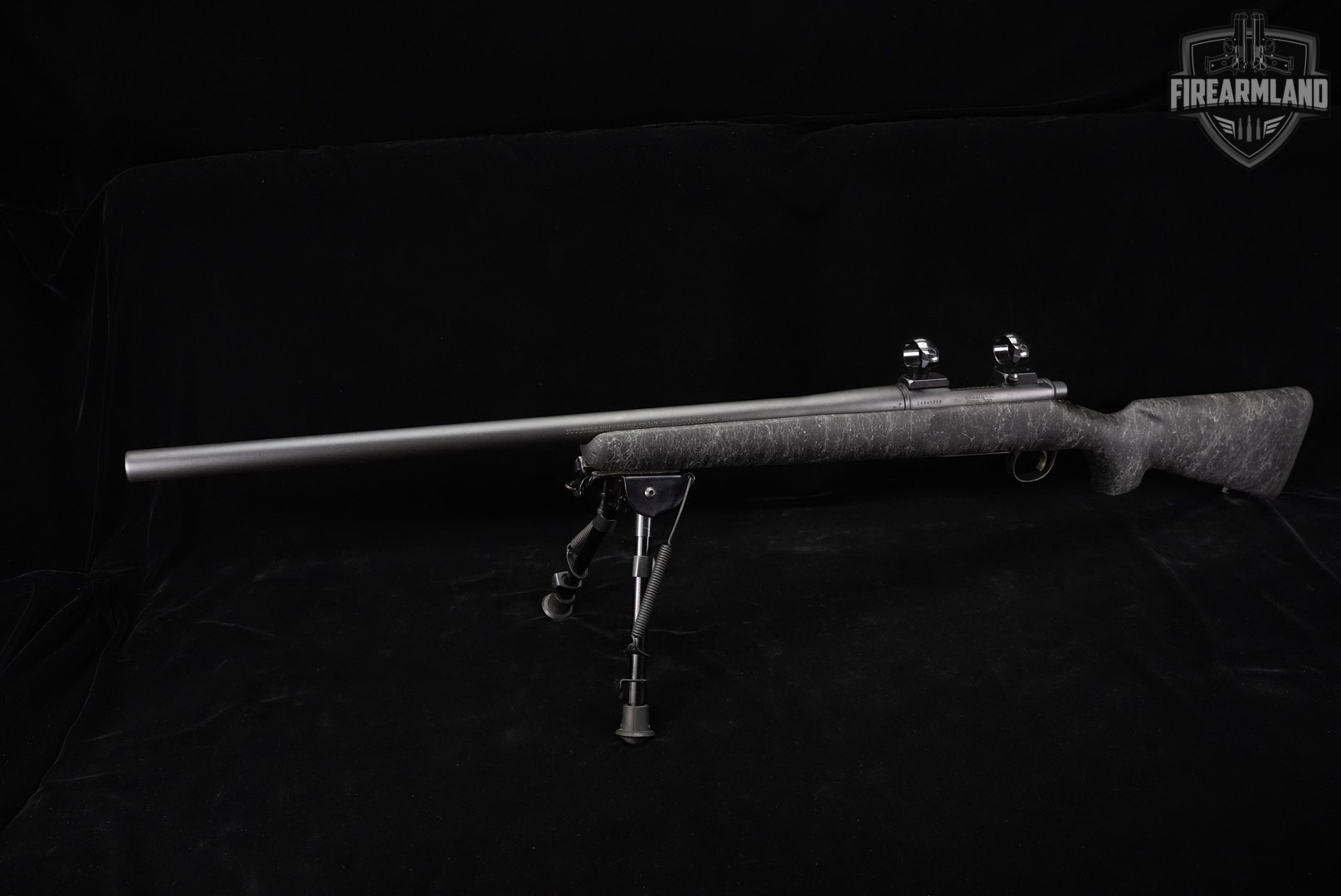 Remington Model 700 Sendero 220 Swift 24" Gray M700 +BIPOD, SCOPE RINGS-img-2