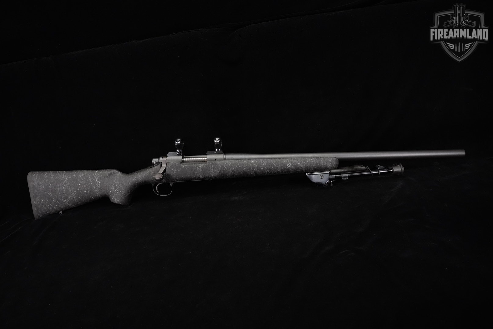 Remington Model 700 Sendero 220 Swift 24" Gray M700 +BIPOD, SCOPE RINGS-img-3