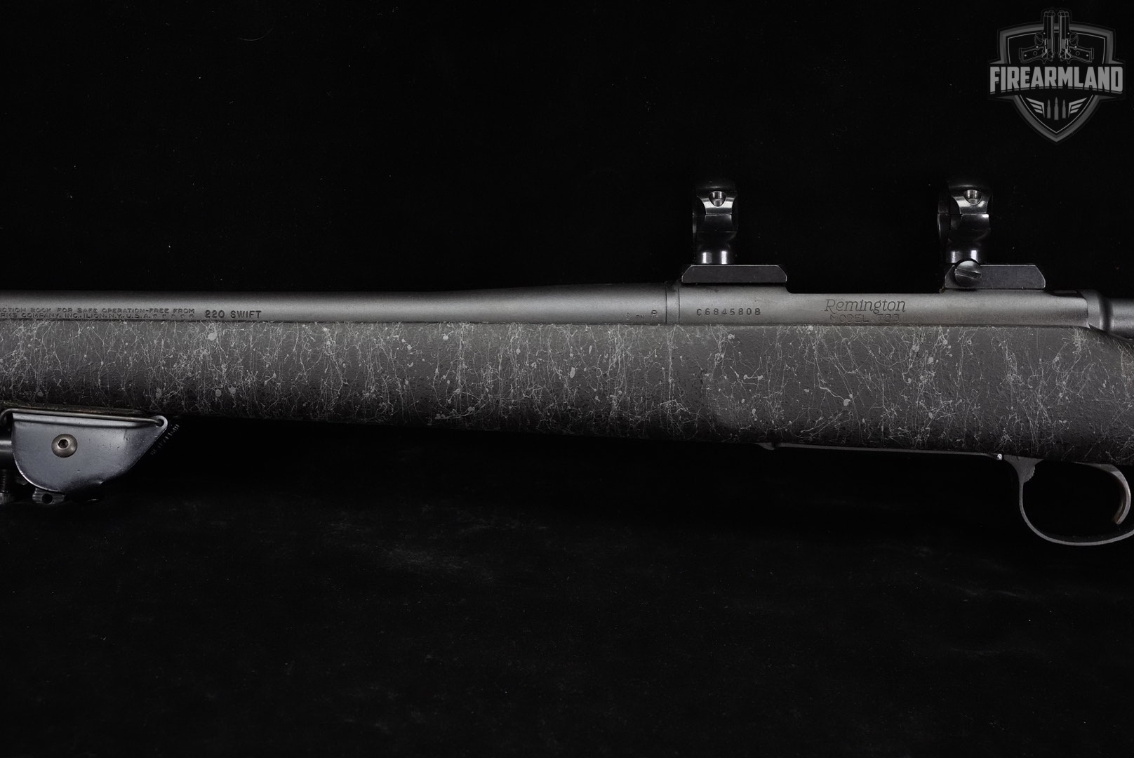 Remington Model 700 Sendero 220 Swift 24" Gray M700 +BIPOD, SCOPE RINGS-img-9