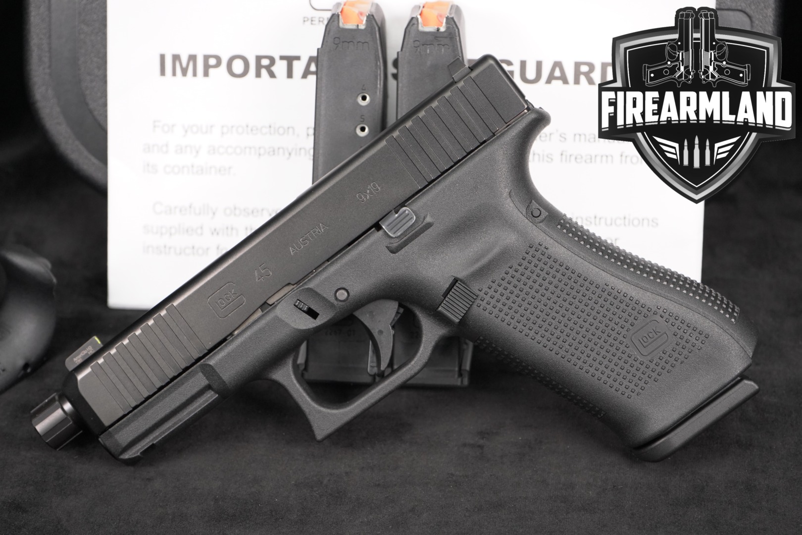 Glock G45 Gen5 9mm Luger Black in Excellent Condition Thumbnail