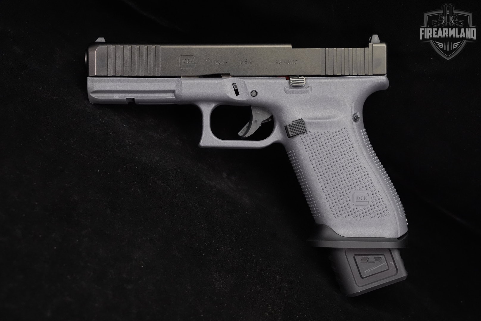 Glock 21 Gen5 MOS G21 Gen 5 45 ACP PORT Two-Tone Black & Gray +6 MAGS-img-4