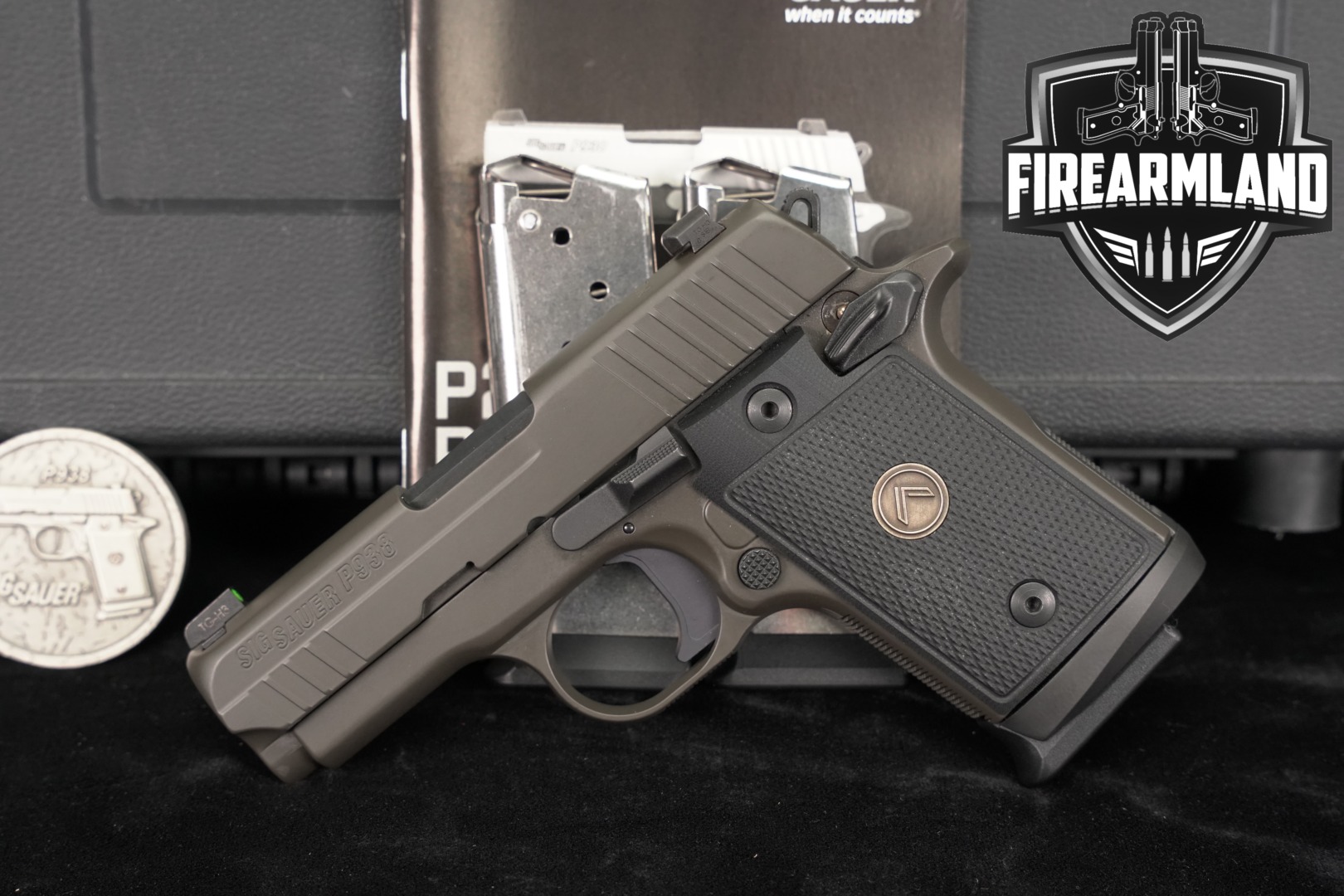Sig Sauer P938 Legion 9mm Luger Legion Gray in Excellent Condition Thumbnail