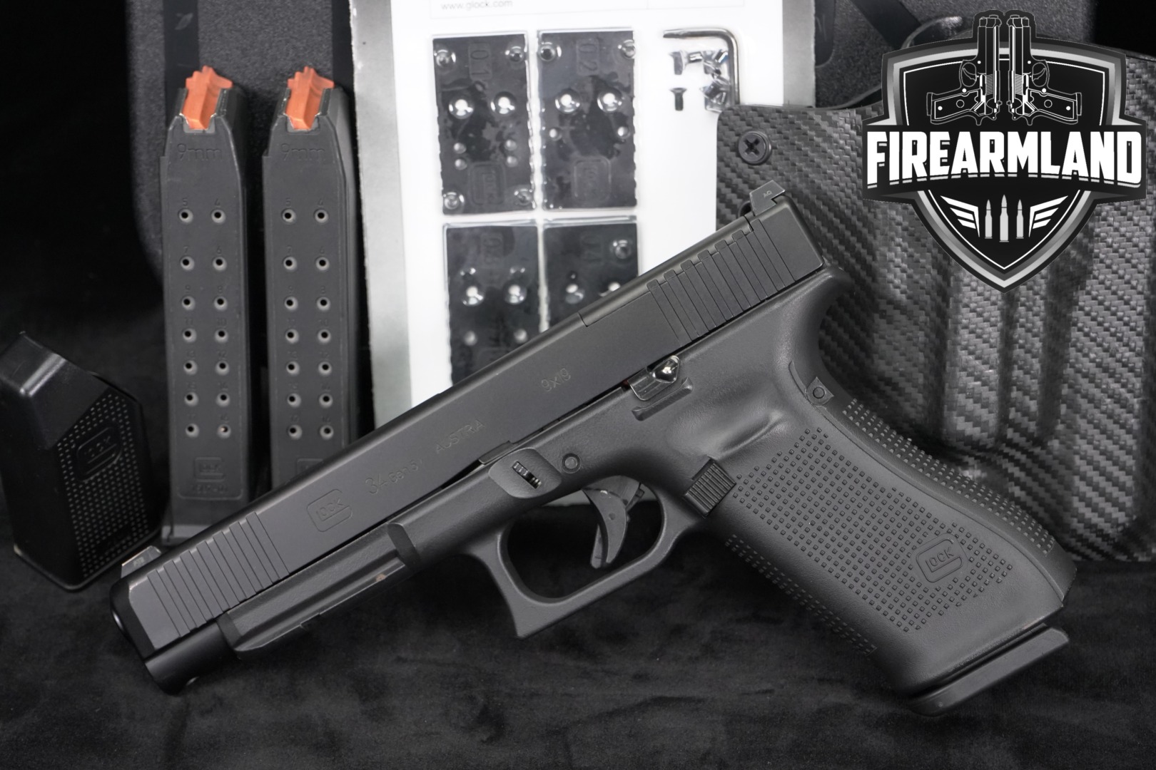 Glock G34 Gen5 MOS 9mm Luger Black in Very Good Condition Thumbnail
