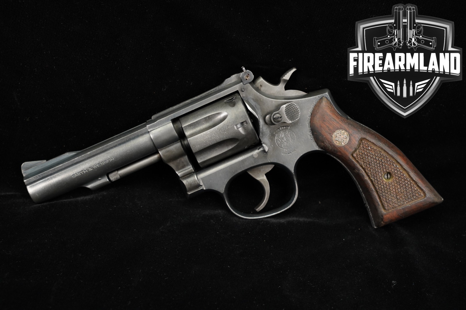 Smith & Wesson Model 17-6 S&W 22LR 4" Blued DA/SA K-22-img-0