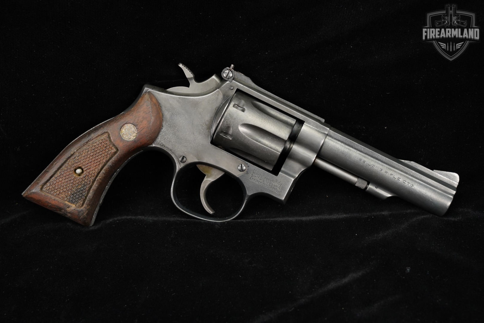 Smith & Wesson Model 17-6 S&W 22LR 4" Blued DA/SA K-22-img-2