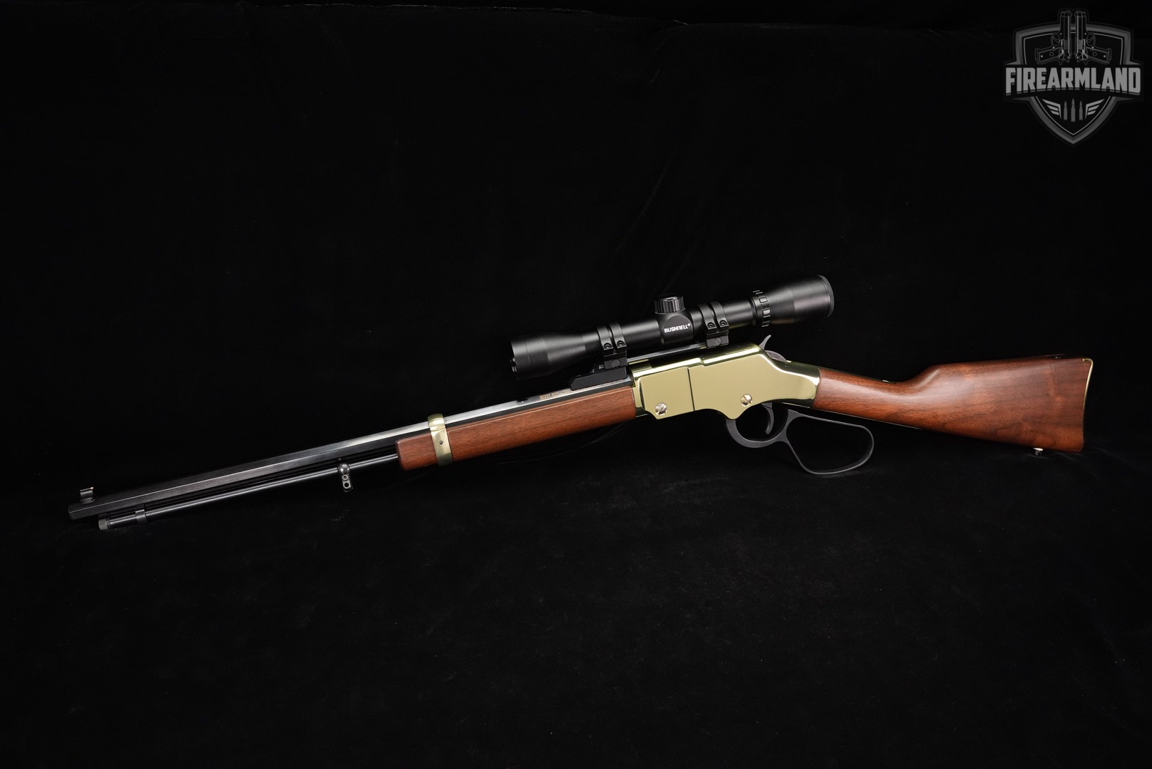 Henry Golden Boy 22LR 20 Brasslite & Walnut H004 OCTAGON +BUSHNELL SCOPE-img-2