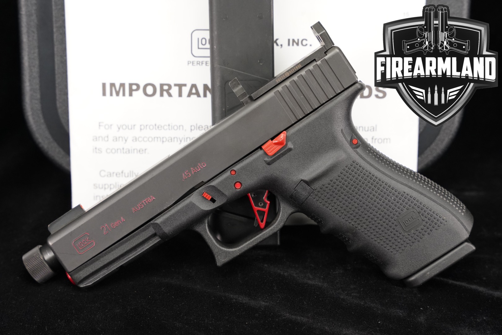 Glock G21 Gen4 .45 ACP Black in Very Good Condition Thumbnail