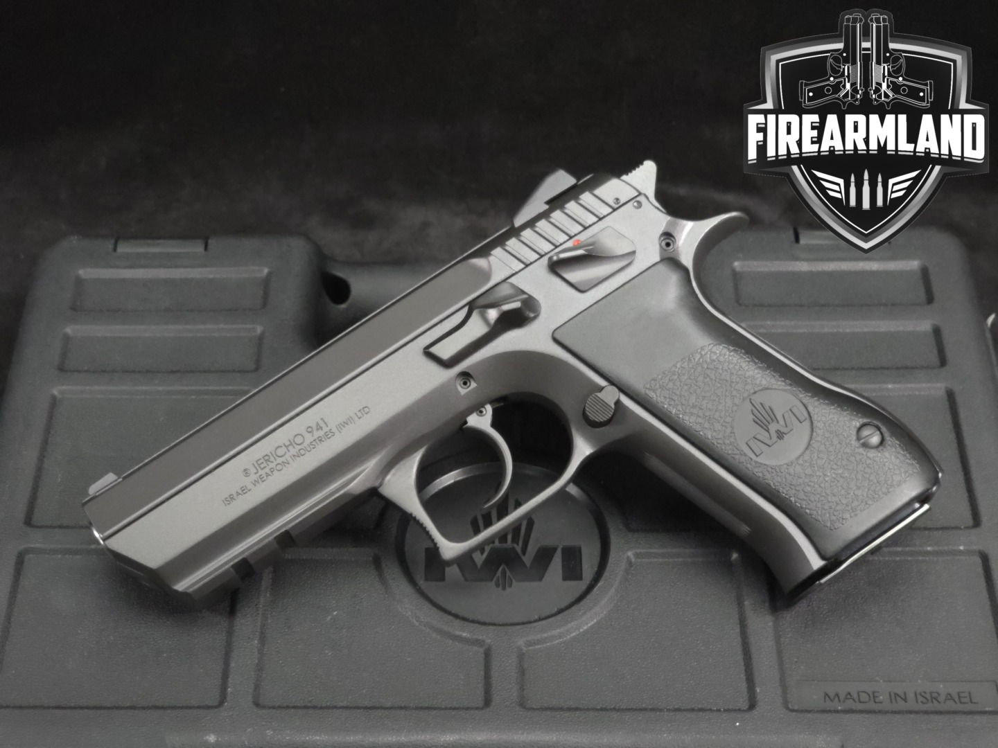 Israel Weapon Industries (IWI) Jericho 941 J941F9 Full-Size Steel Frame 9mm Luger Dark Gray in Excellent Condition Thumbnail