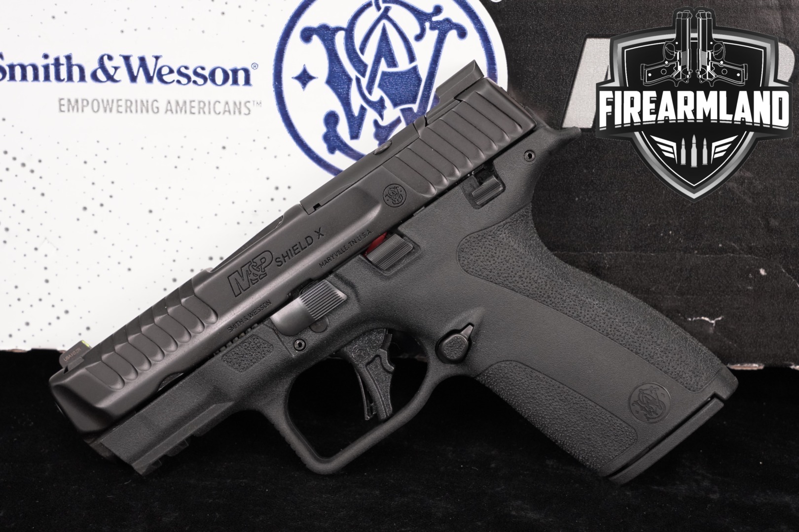Smith & Wesson M&P Shield X Thumb Safety 9mm S&W 3.6" +ORIG BOX-img-0
