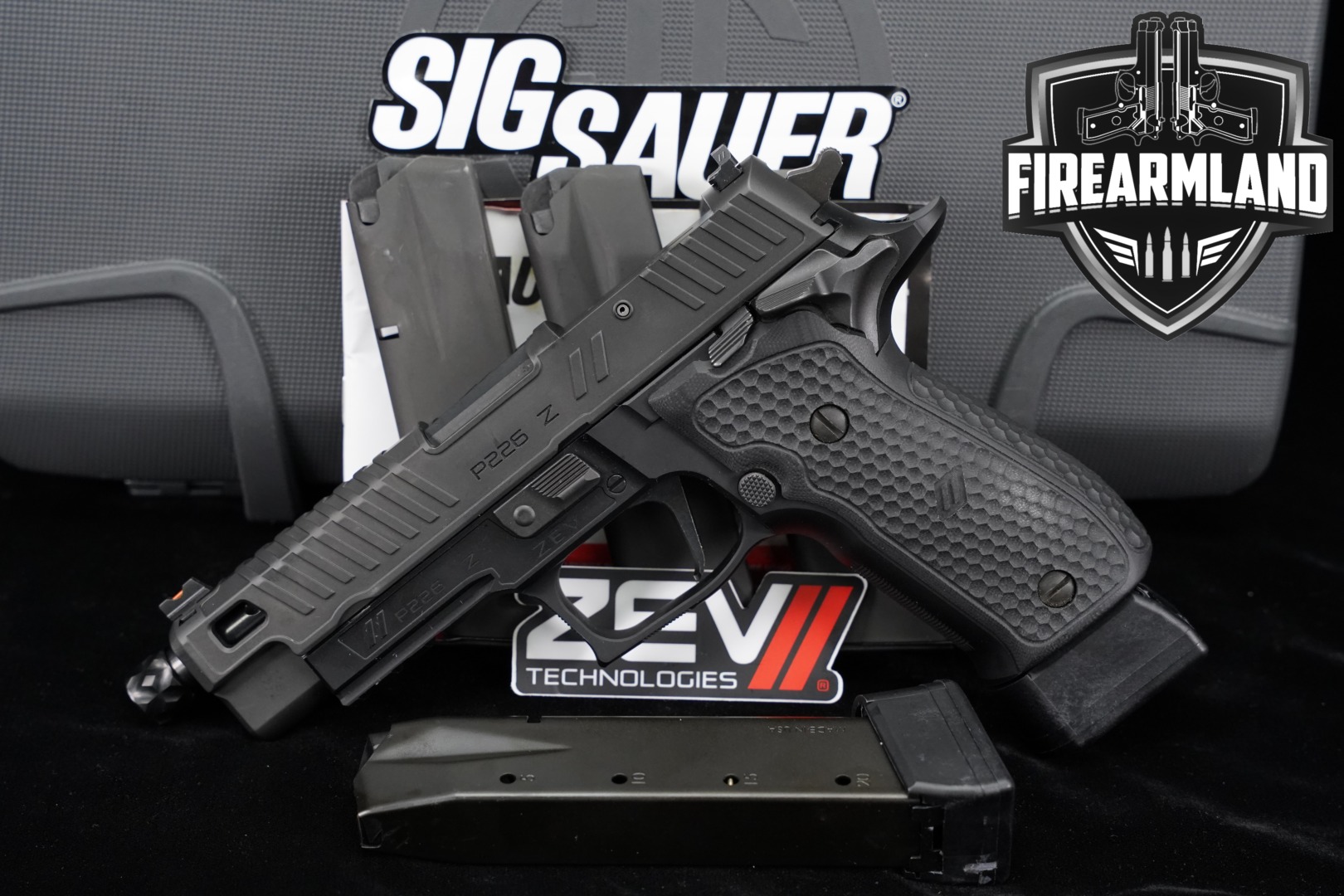 Sig Sauer P226 ZEV SAO TB RXP 9mm Luger Black in Very Good Condition Thumbnail