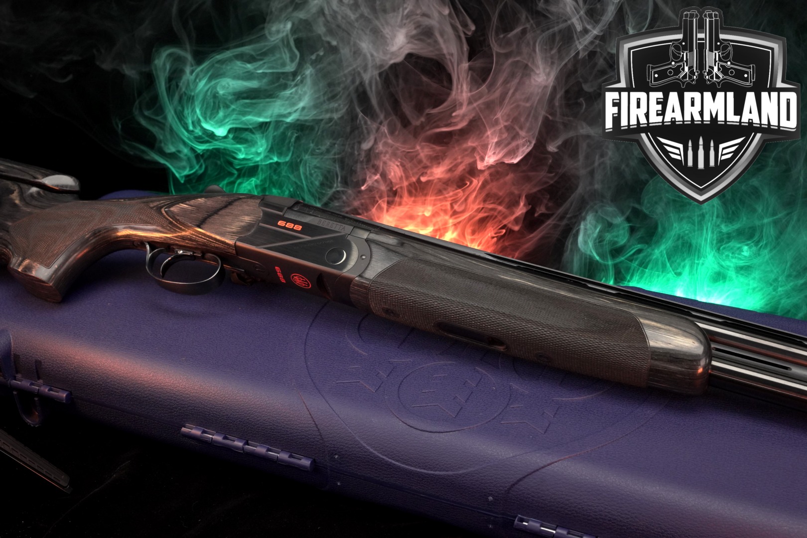 Beretta 688 Performance Sporting B-Fast 12 Gauge Blued & Gray Laminate in Good Condition Thumbnail