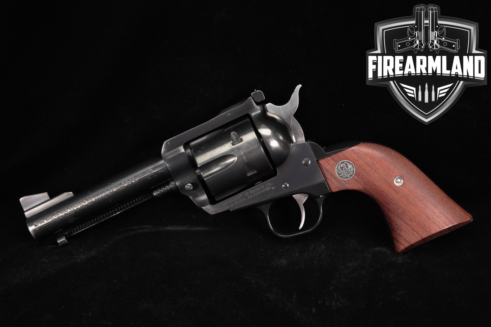 1997 Ruger New Model Blackhawk 41 Rem Magnum 4.62" Blued-img-0