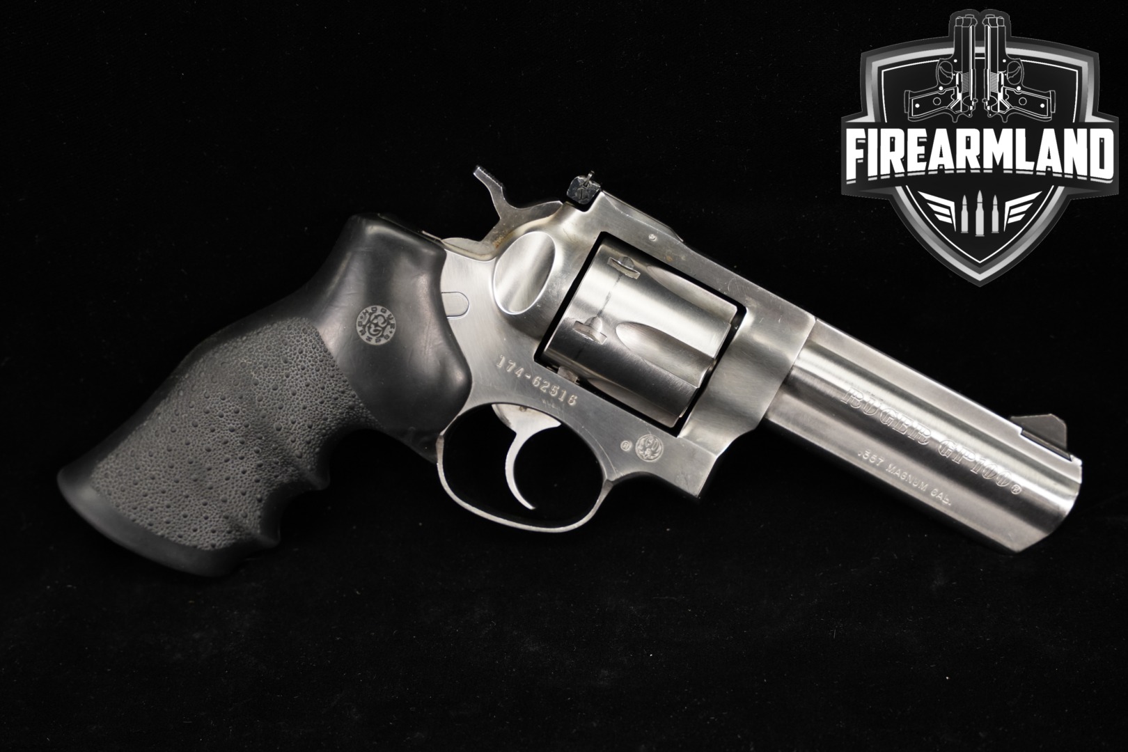 2003 Sturm Ruger GP100 .357 Mag. Brushed Stainless in Good Condition Thumbnail