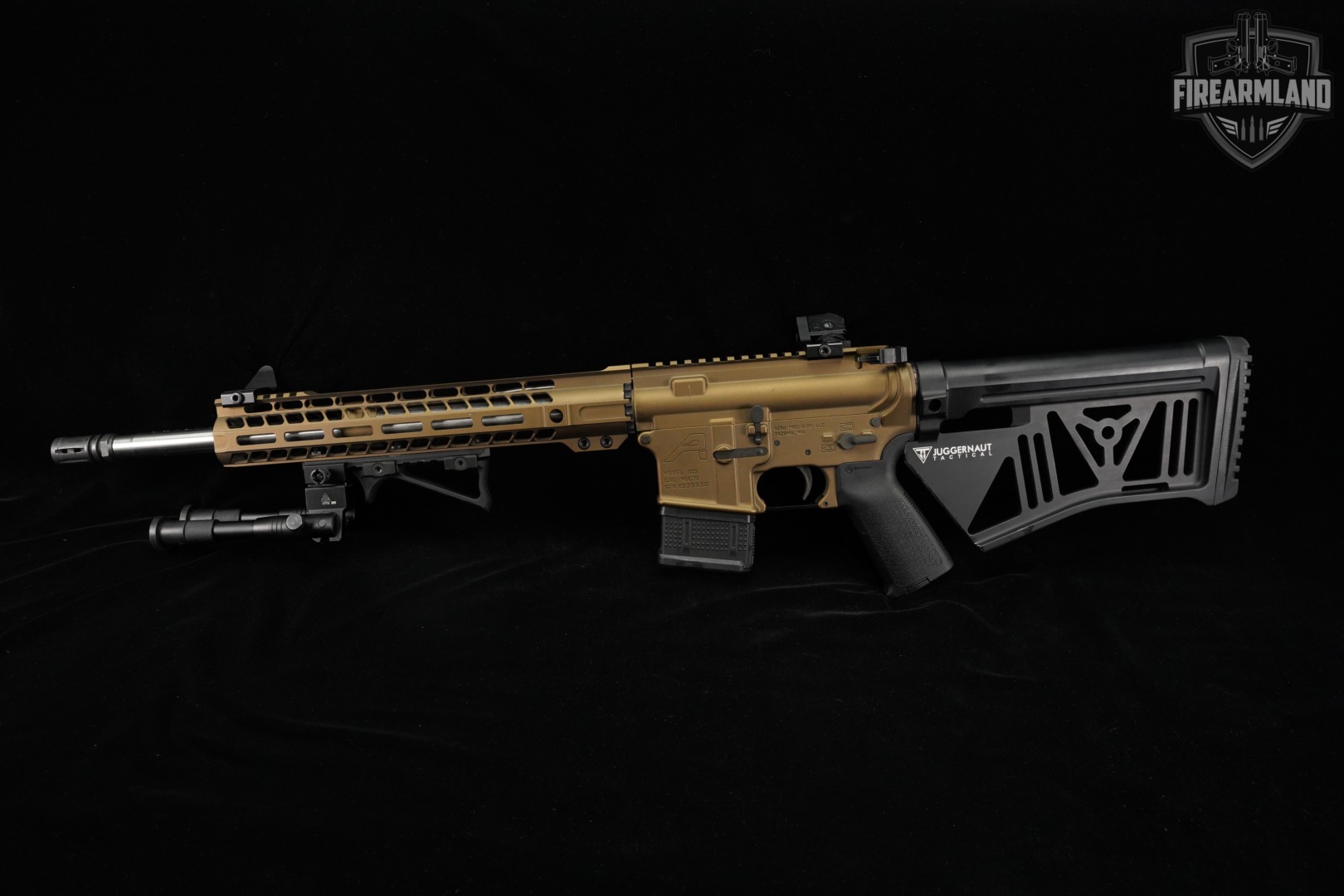 CUSTOM Aero Precision Model X15 223 Wylde X-15 AR15 AR Burnt Bronze UTG-img-2