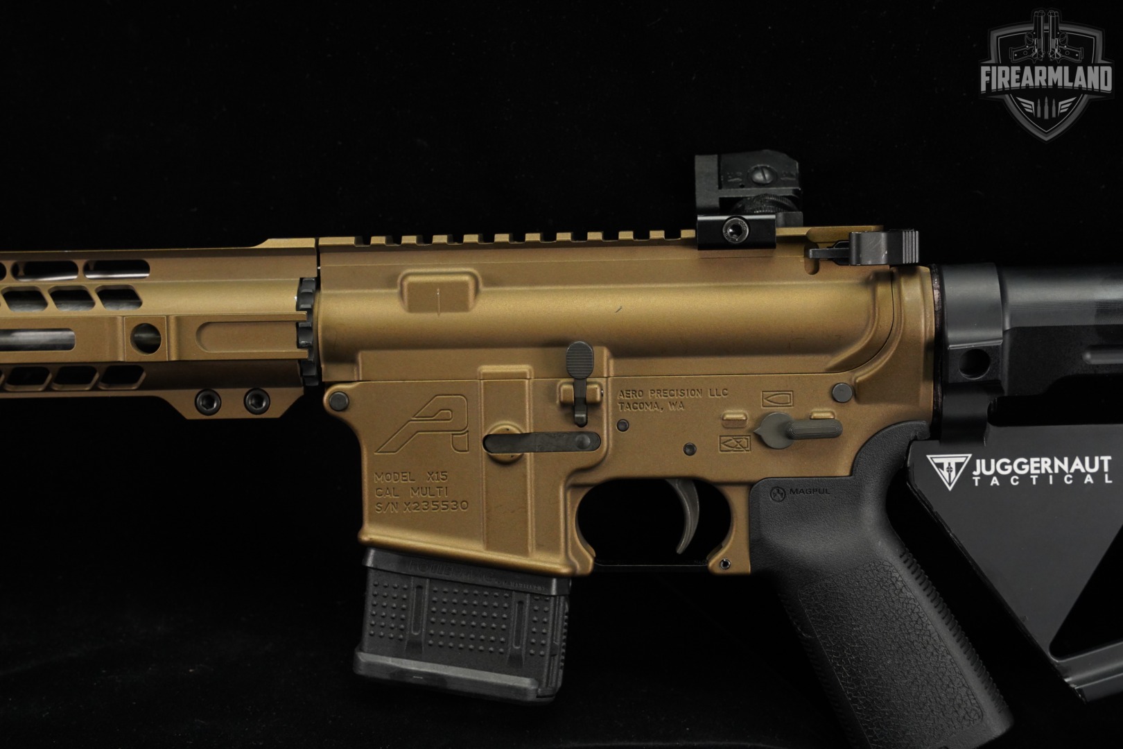 CUSTOM Aero Precision Model X15 223 Wylde X-15 AR15 AR Burnt Bronze UTG-img-8