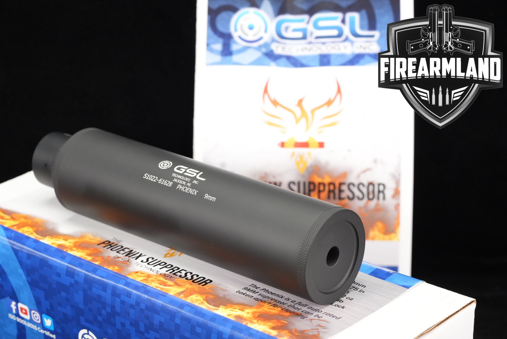 GSL Phoenix Suppressor 9mm Luger in Very Good Condition Thumbnail