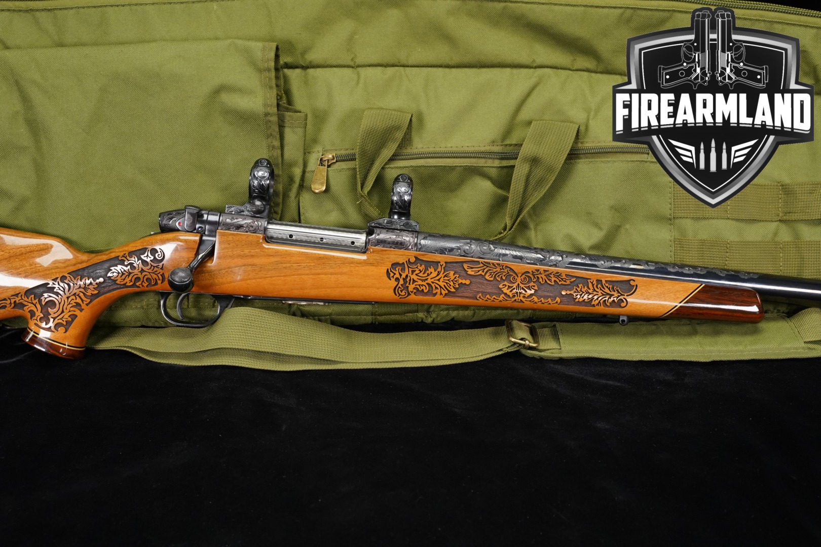 Weatherby Mark V Lazermark .460 Weatherby Magnum Blued & Walnut in Good Condition Thumbnail