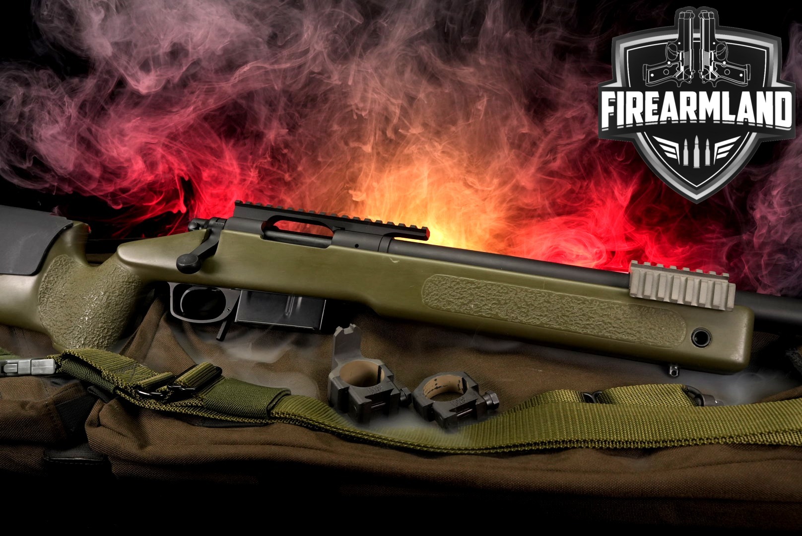2015 Remington Model 700 USMC M40A3-Style; PWS-P Marked 7.62mm NATO (7.62x51) Black & OD Green in Very Good Condition Thumbnail