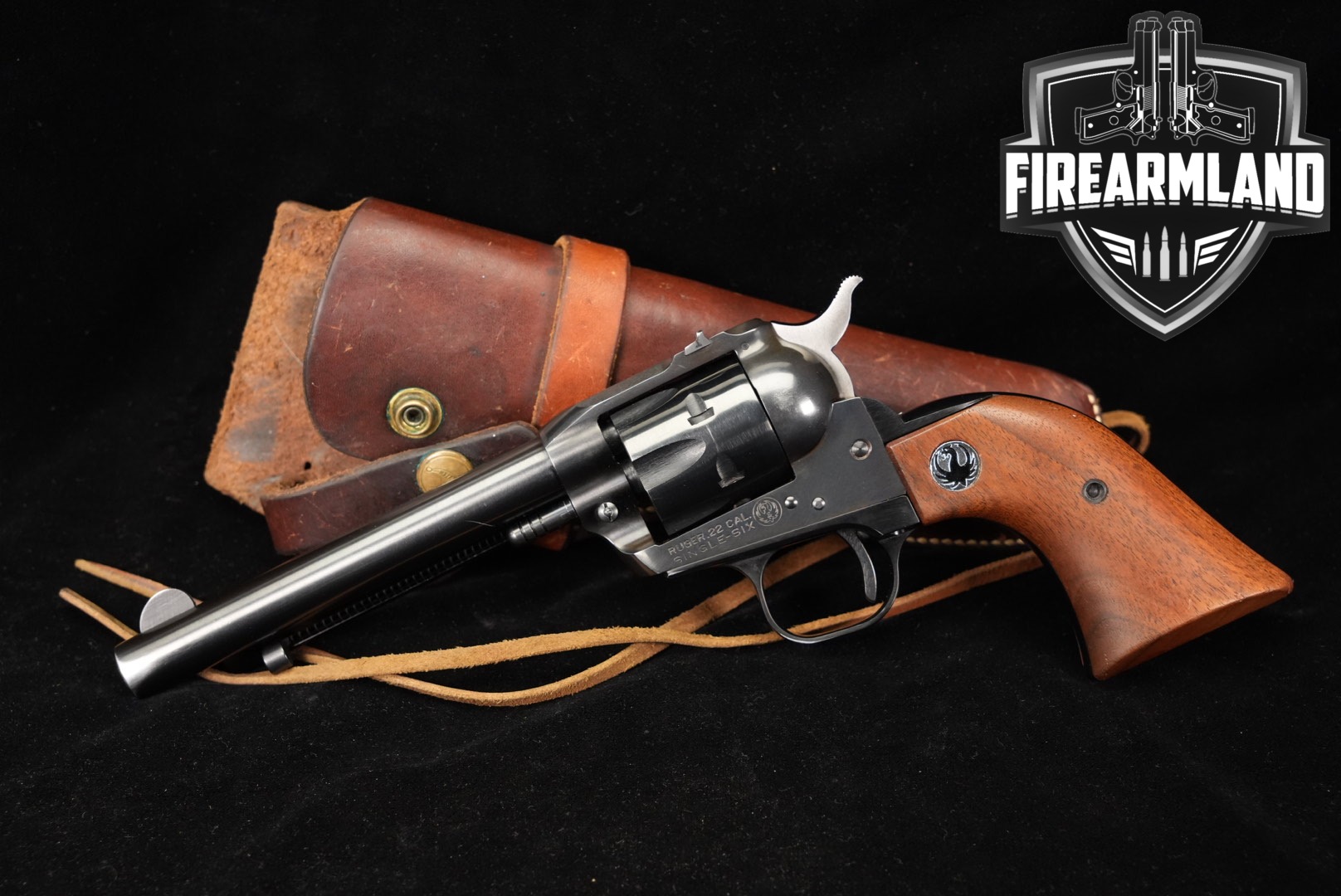 1965 Sturm Ruger Single-Six Old Model (Three-Screw) .22 LR Blued in Good Condition Thumbnail