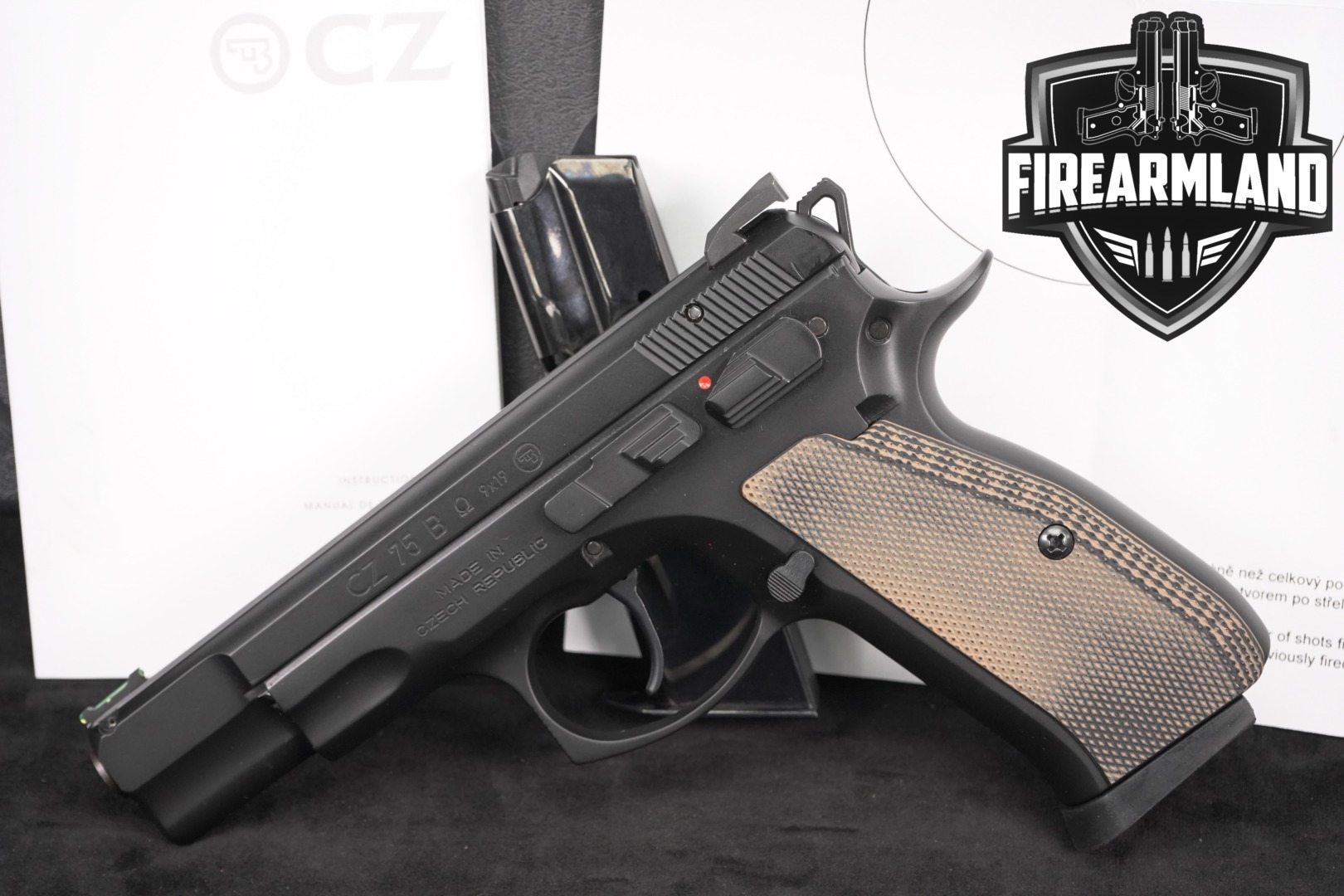 CZ CZ 75 B Ω 9mm Luger Black in Excellent Condition Thumbnail
