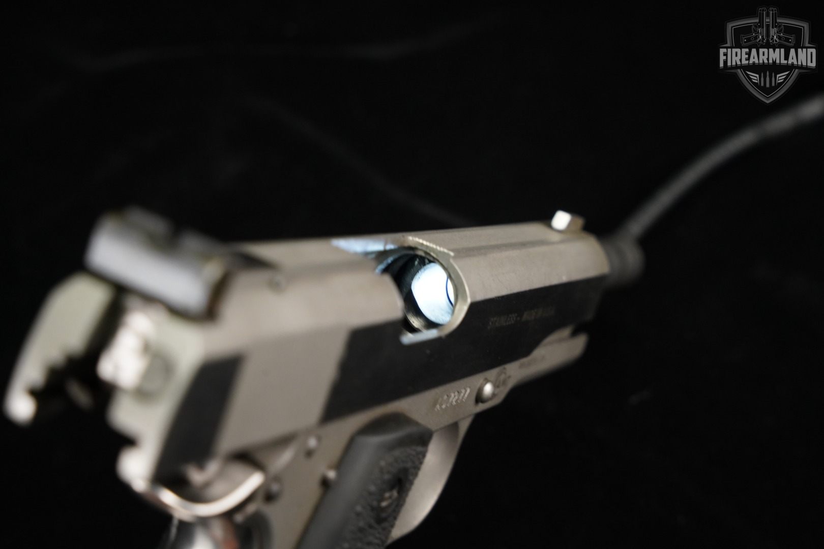 AMT Hardballer 45 ACP 1911 5" Stainless-img-10