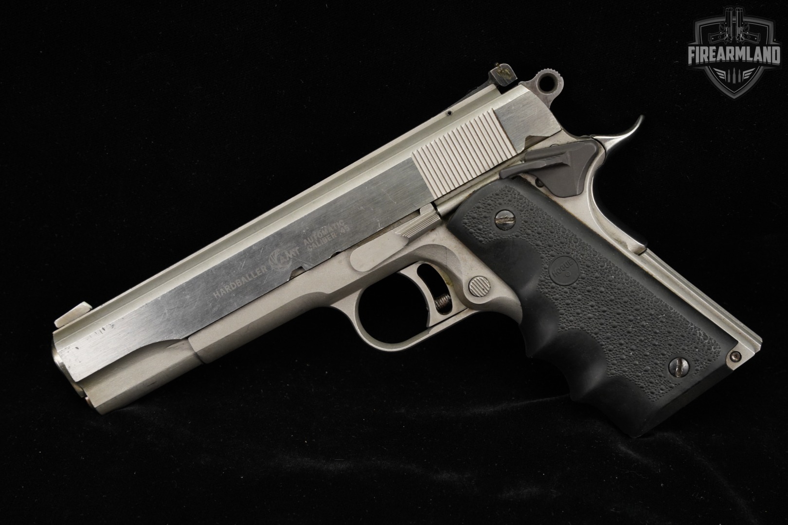 AMT Hardballer 45 ACP 1911 5" Stainless-img-2