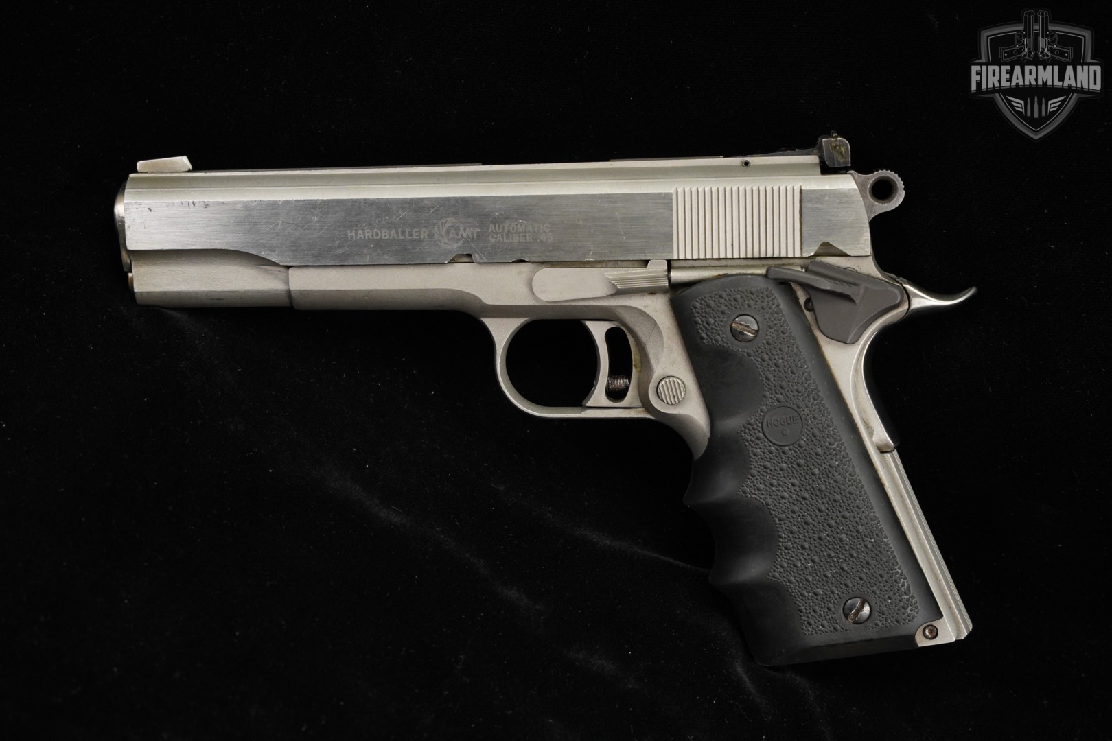 AMT Hardballer 45 ACP 1911 5" Stainless-img-4