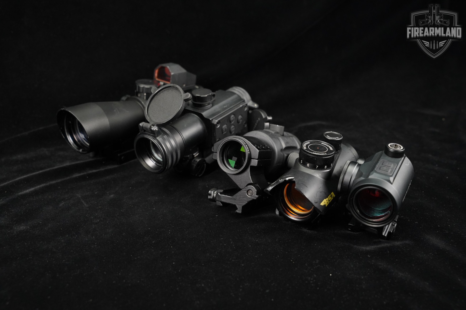 FOUR RED DOT SIGHT LOT 4 Pack BSA Primary Arms NcSTAR Redfield RDS-img-2
