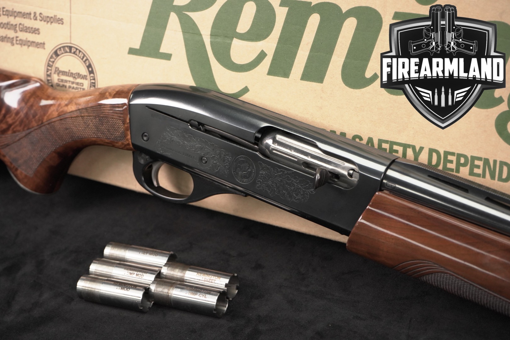 Remington Model 1100 G3, National Wild Turkey Federation (NWTF) Special Edition 20 Gauge Blued & Walnut in Excellent Condition Thumbnail