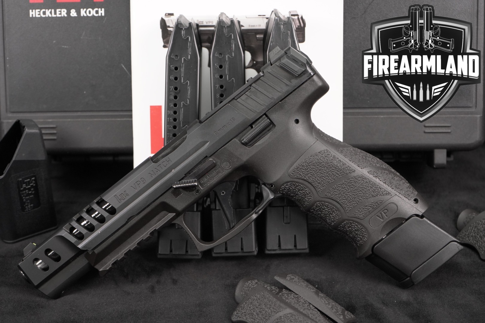 Heckler & Koch (H&K, HK) VP9 Match OR 9mm Luger Black in Very Good Condition Thumbnail