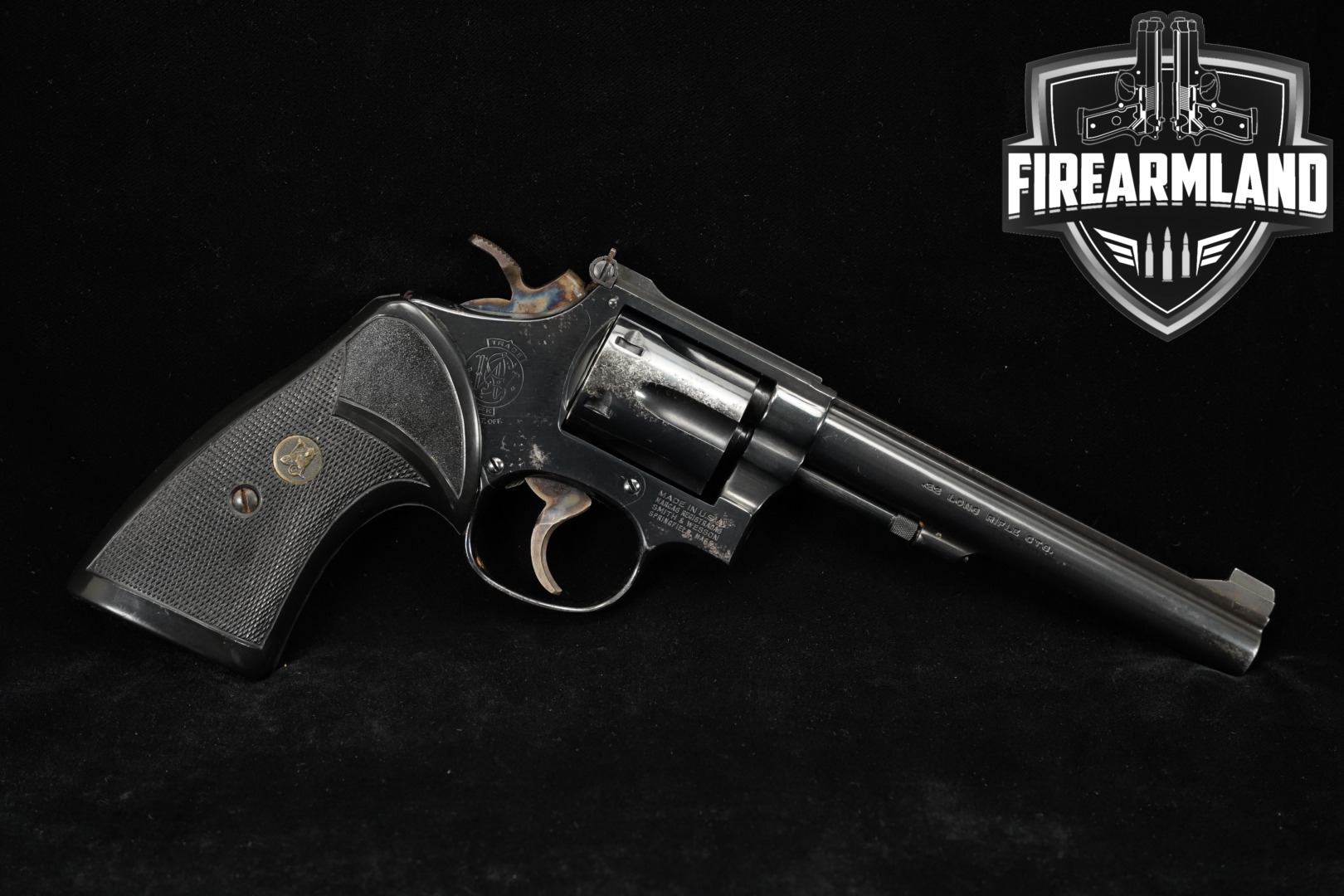 Smith & Wesson (S&W) Model 17-4 .22 LR Blued in Fair Condition Thumbnail
