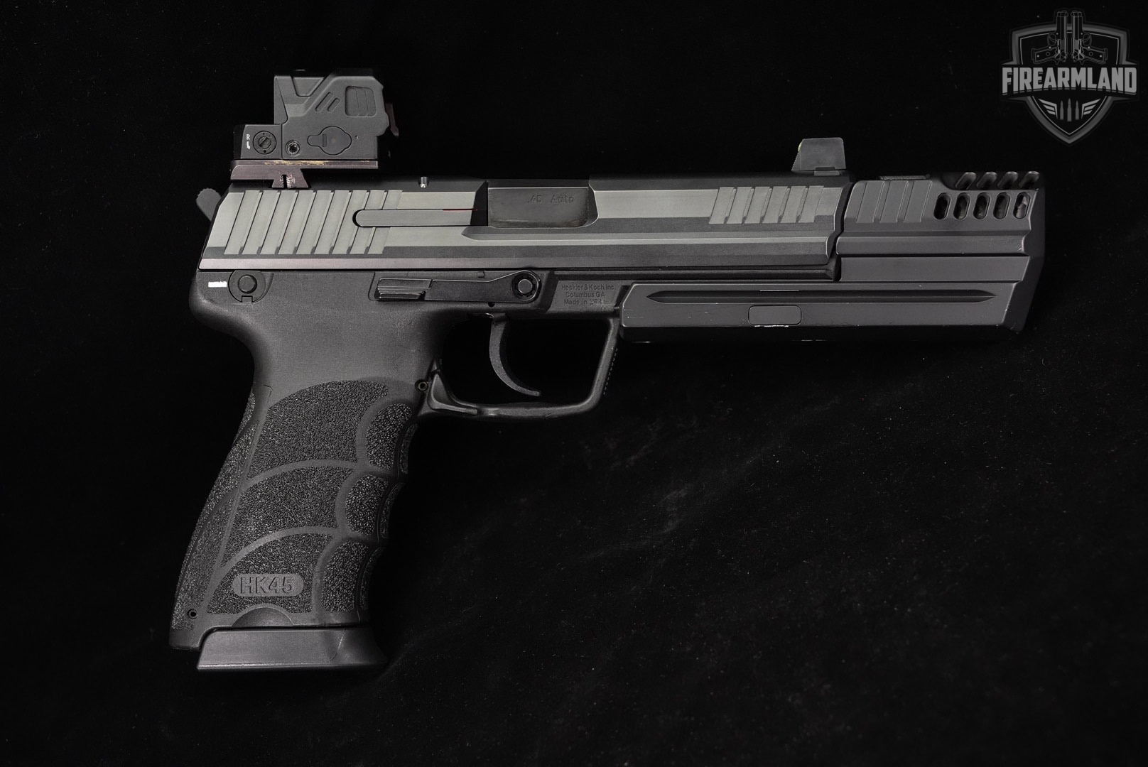 Heckler & Koch HK45 Tactical V1 H&K COMP 45 ACP +2 MAGS, BOX, HELIOS OPTICS-img-4