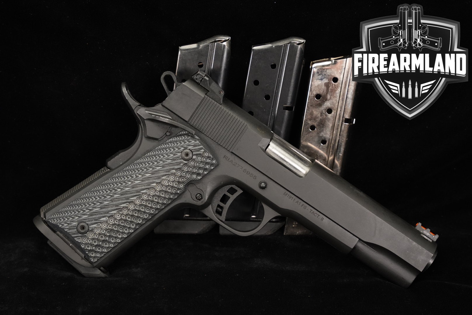 Rock Island Armory RIA M1911 A1 FS Tactical II 10mm 1911 Parkerized +4 MAGS-img-0