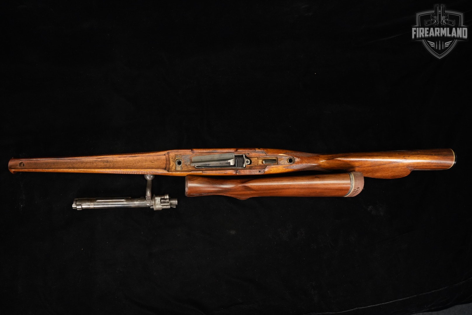 Sporterized Mauser Stock & Bolt Ithaca 37 K98 Kar 98-img-3
