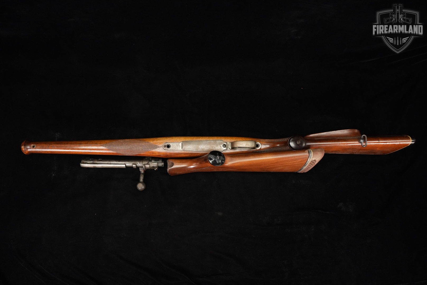 Sporterized Mauser Stock & Bolt Ithaca 37 K98 Kar 98-img-4