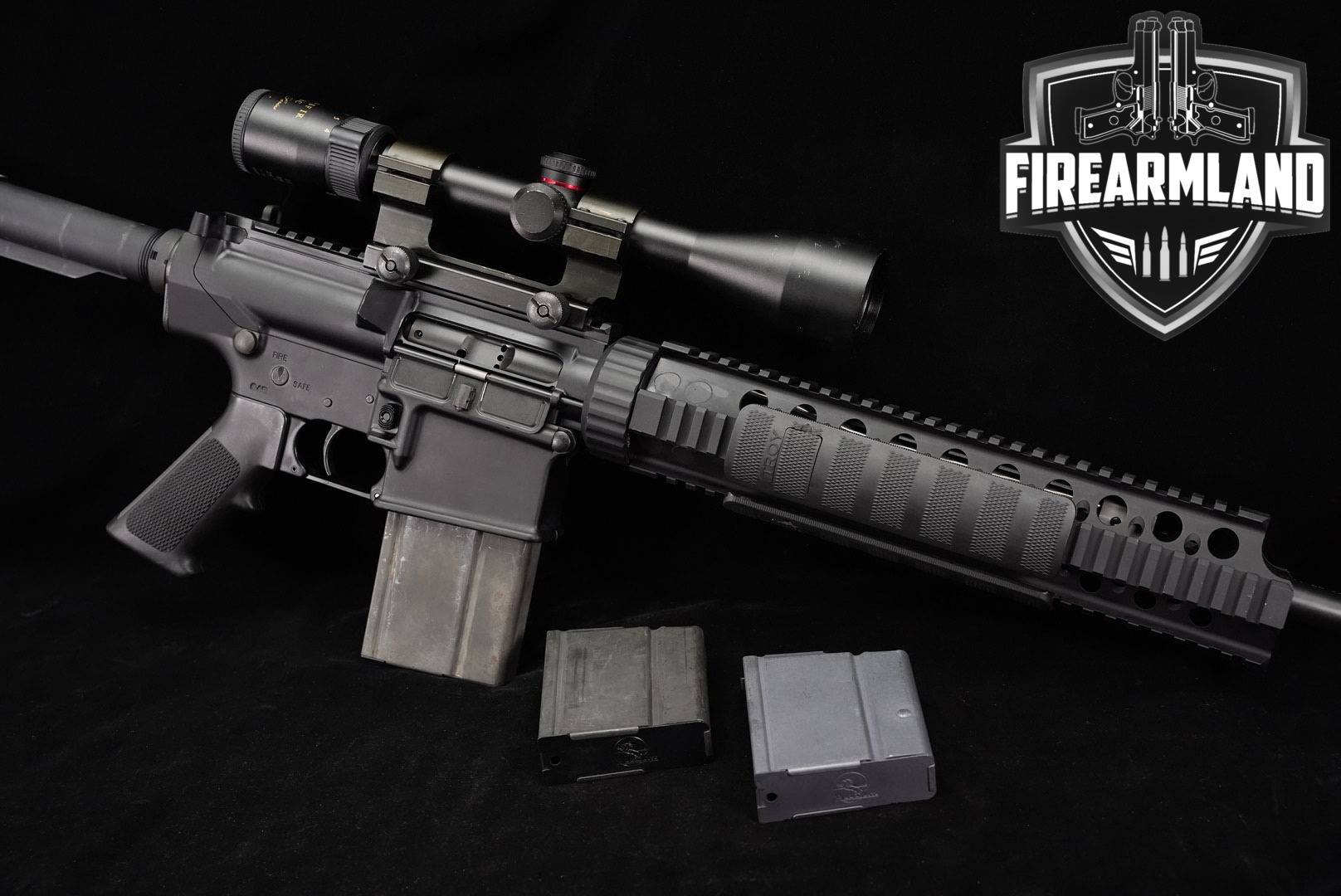 Armalite AR-10 B A4 Carbine 7.62 NATO AR10 16" +3 MAGS, AETEC SCOPE-img-0