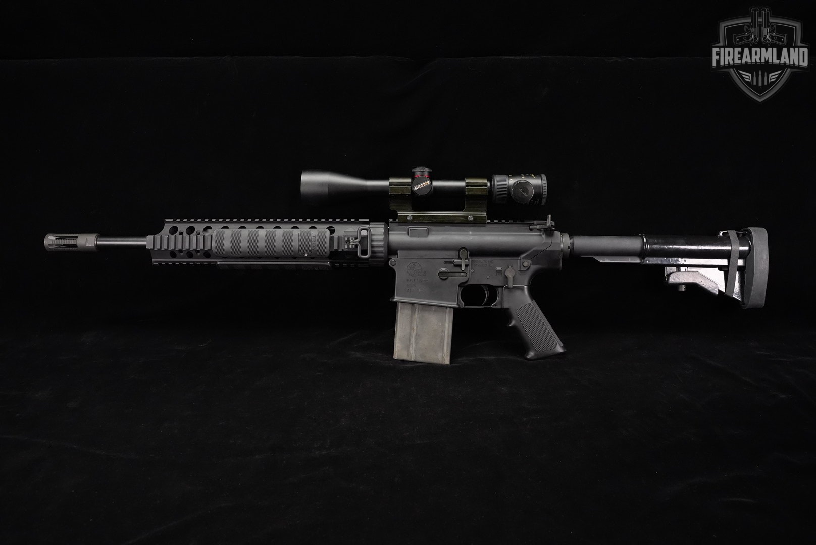 Armalite AR-10 B A4 Carbine 7.62 NATO AR10 16" +3 MAGS, AETEC SCOPE-img-7