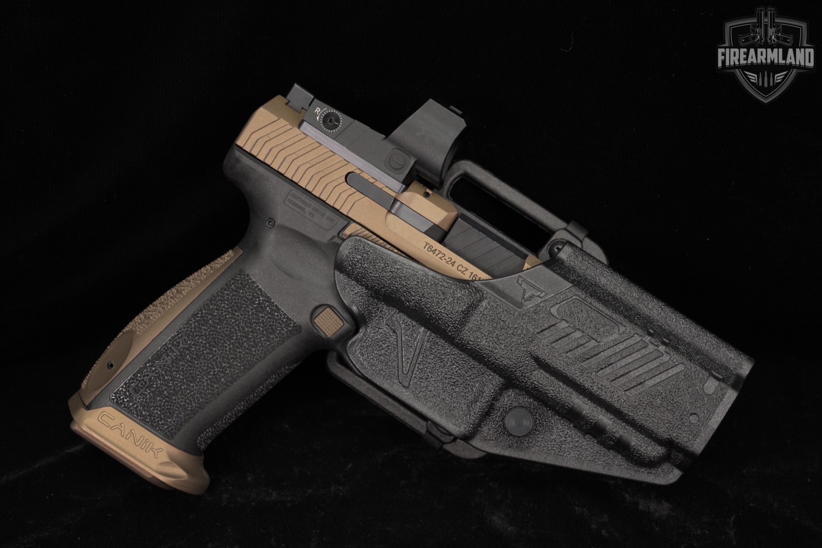 Canik TTI Combat 9mm CERAKOTE COMP +4 MAGS, ORIG CASE, MECANIK OPTICS-img-20